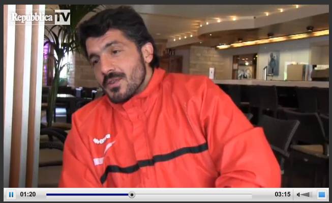 Video Gattuso Balo Non Una Mela Marcia Vittoria Del Barca Ed