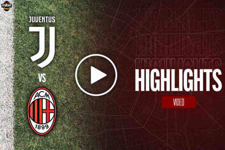 Highlights Juventus Milan Amichevole La Sintesi Del Match Video