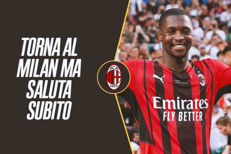 Torna al Milan ma saluta subito colpo Ballo Touré in Serie A