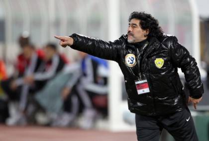 Al-Wasl's Argentinian coach Diego Marado