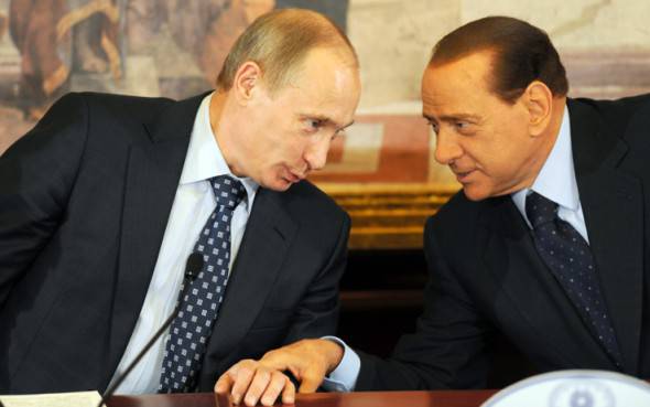 Putin Berlusconi