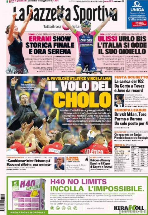 Gazzetta dello Sport 18-5