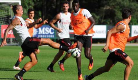 Allenamento a Milanello