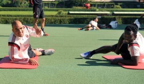 Allenamento a Milanello