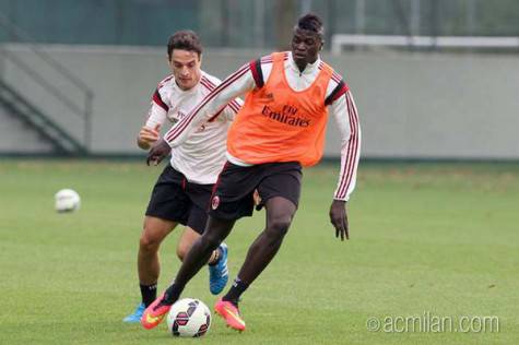 Allenamento a Milanello