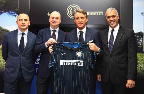 Fassone, Branca,  Bolingbroke e Mancini (Getty Images) 