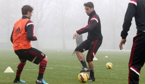 Allenamento a Milanello (Foto: Acmilan.com)