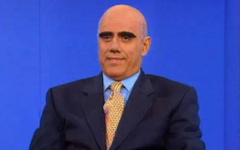 Teocoli imita Galliani (foto Sky Sport)