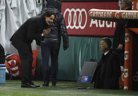 Inzaghi e Tassotti (getty images)