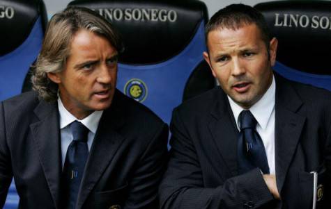 Mancini e Mihajlovic ai tempi dell'Inter (getty images)