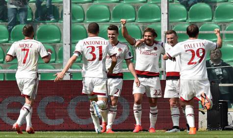 L'esultanza del Milan (getty images)