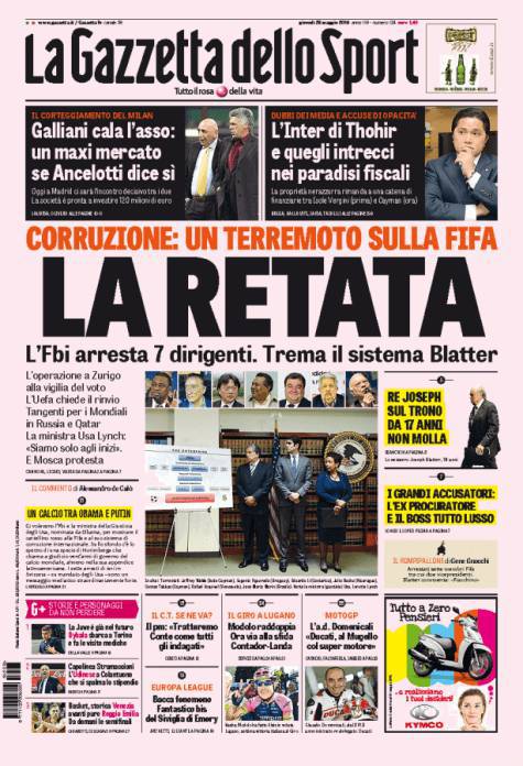 Gazzetta dello Sport 28-05-2015