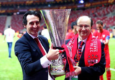 Unai Emery & Jose Castro (Getty Images)