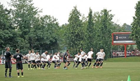 Allenamento a Milanello (acmilan.com)