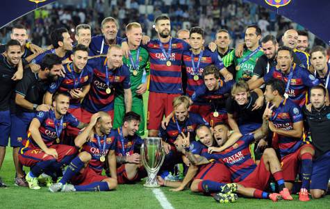 Barcellona vince la Supercoppa