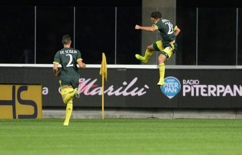 L'esultanza di Giacomo Bonaventura (Getty Images)