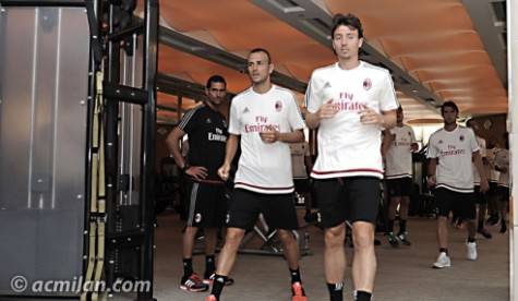 Allenamento a Milanello (foto acmilan.com)