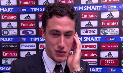 Davide Calabria (foto da video)