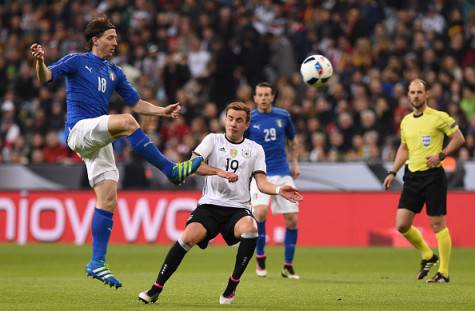 Riccardo Montolivo e Mario Gotze 