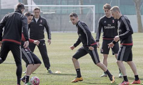 Allenamento a Milanello (Foto acmilan.com)