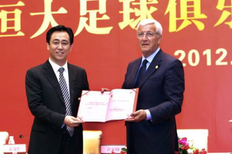 Marcello Lippi Xu Jiayin 