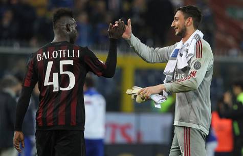 Mario Balotelli Gianluigi Donnarumma