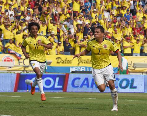 Carlos Bacca e Juan Cuadrado (©Getty Images)