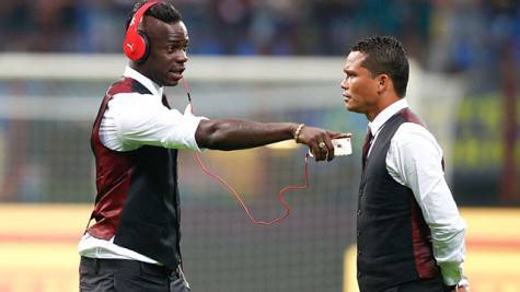 Balotelli e Bacca (foto dal web)