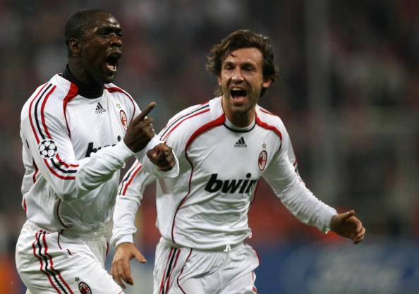 Clarence Seedorf Andrea Pirlo