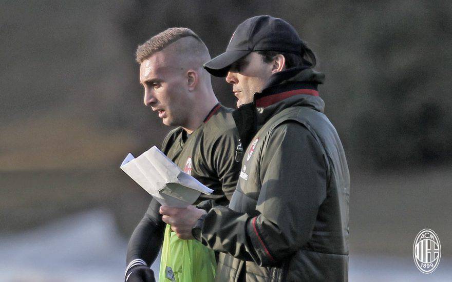 Gerard Deulofeu e Vincenzo Montella