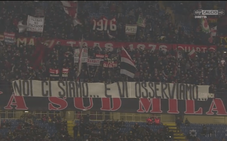 curva sud milan chievo