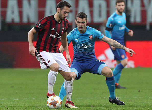 Hakan Calhanoglu Granit Xhaka