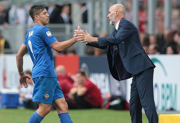 Giovanni Simeone Stefano Pioli