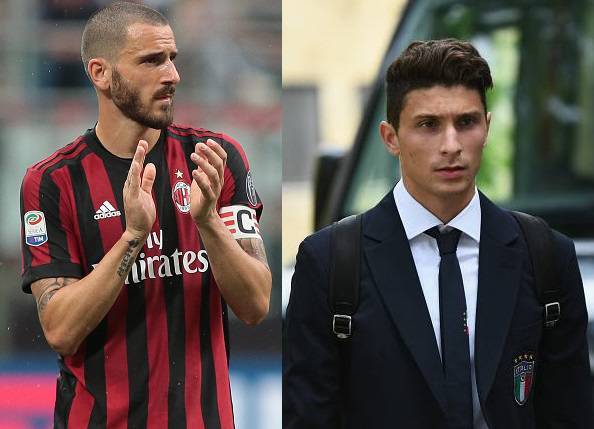 Leonardo Bonucci Mattia Caldara