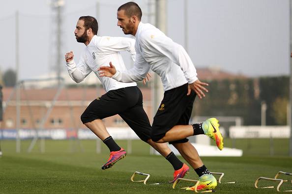 Gonzalo Higuain Leonardo Bonucci 