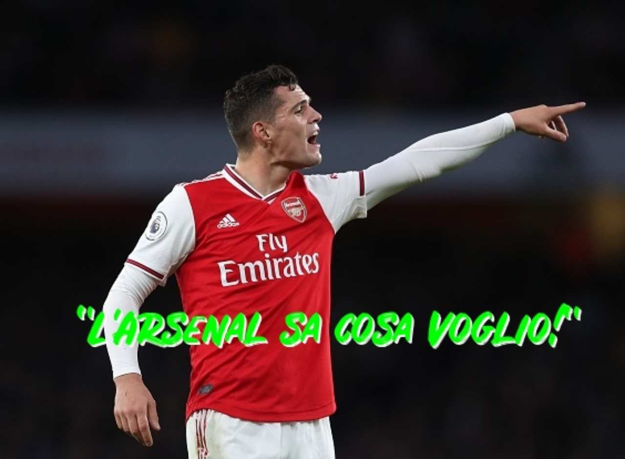 Granit Xhaka Milan Arsenal