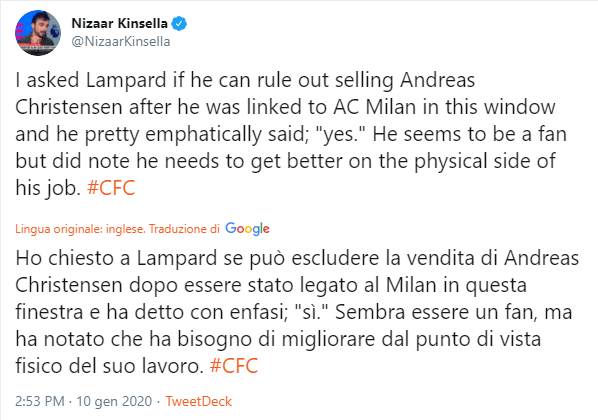 Christensen Milan Lampard