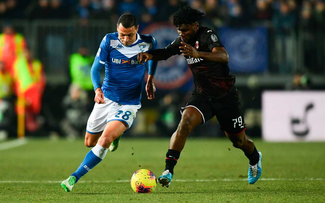 Franck kessie Romulo Brescia Milan