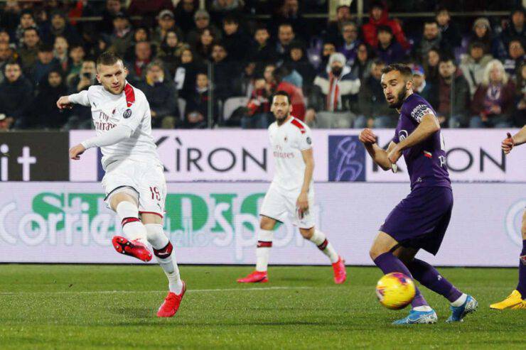 Probabili formazioni Milan fiorentina