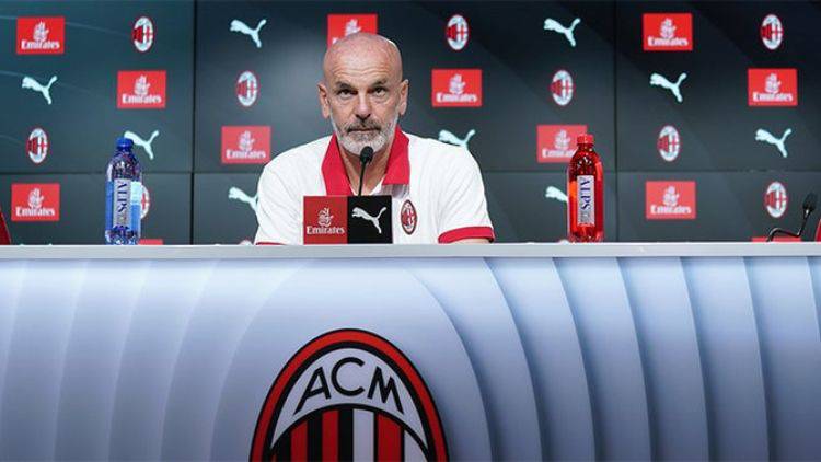 Pioli conferenza stampa Sassuolo Milan