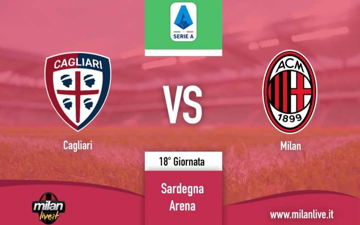 Cagliari Milan Live Diretta tempo reale