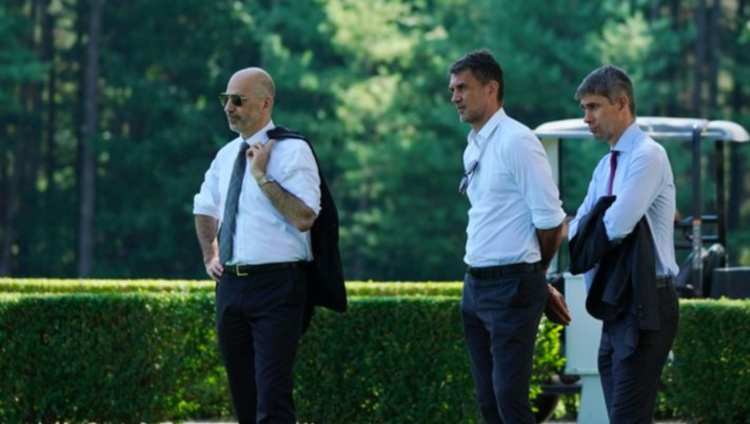 Gazidis, Maldini e Massara 