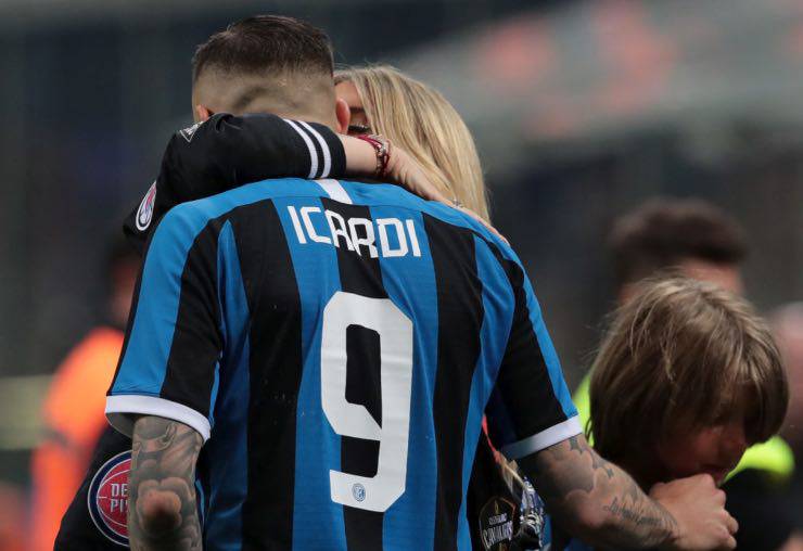 Mauro Icardi, Wanda Nara e il figlio 