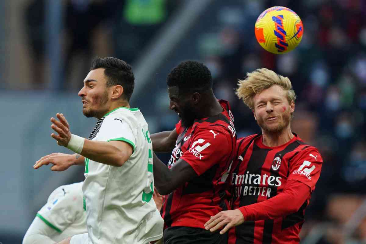 milan dal sassuolo al sassuolo ancora sconfitta a san siro 7 mesi dopo