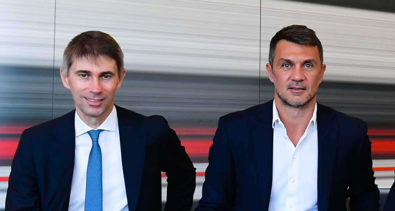 Paolo Maldini e Frederic Massara