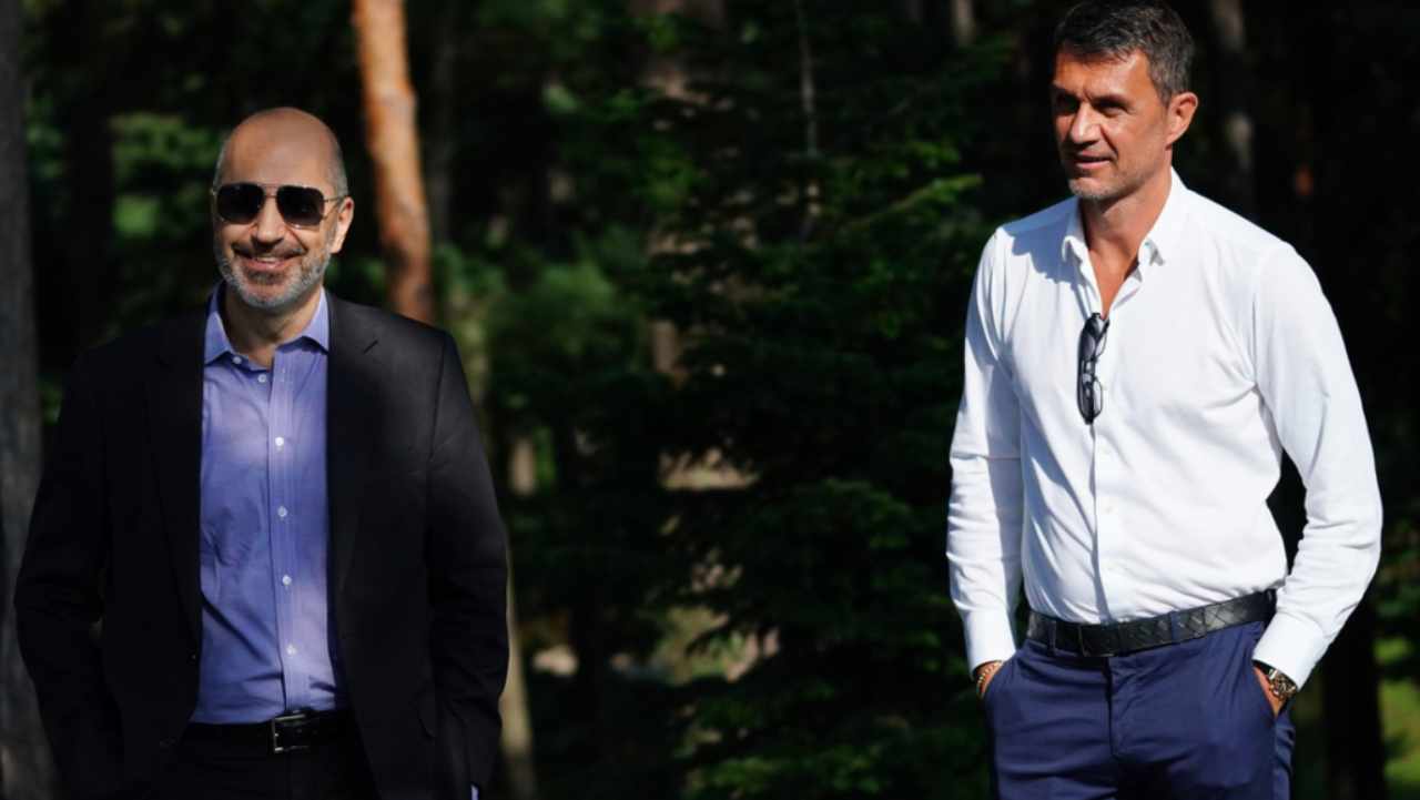 Gazidis e Maldini