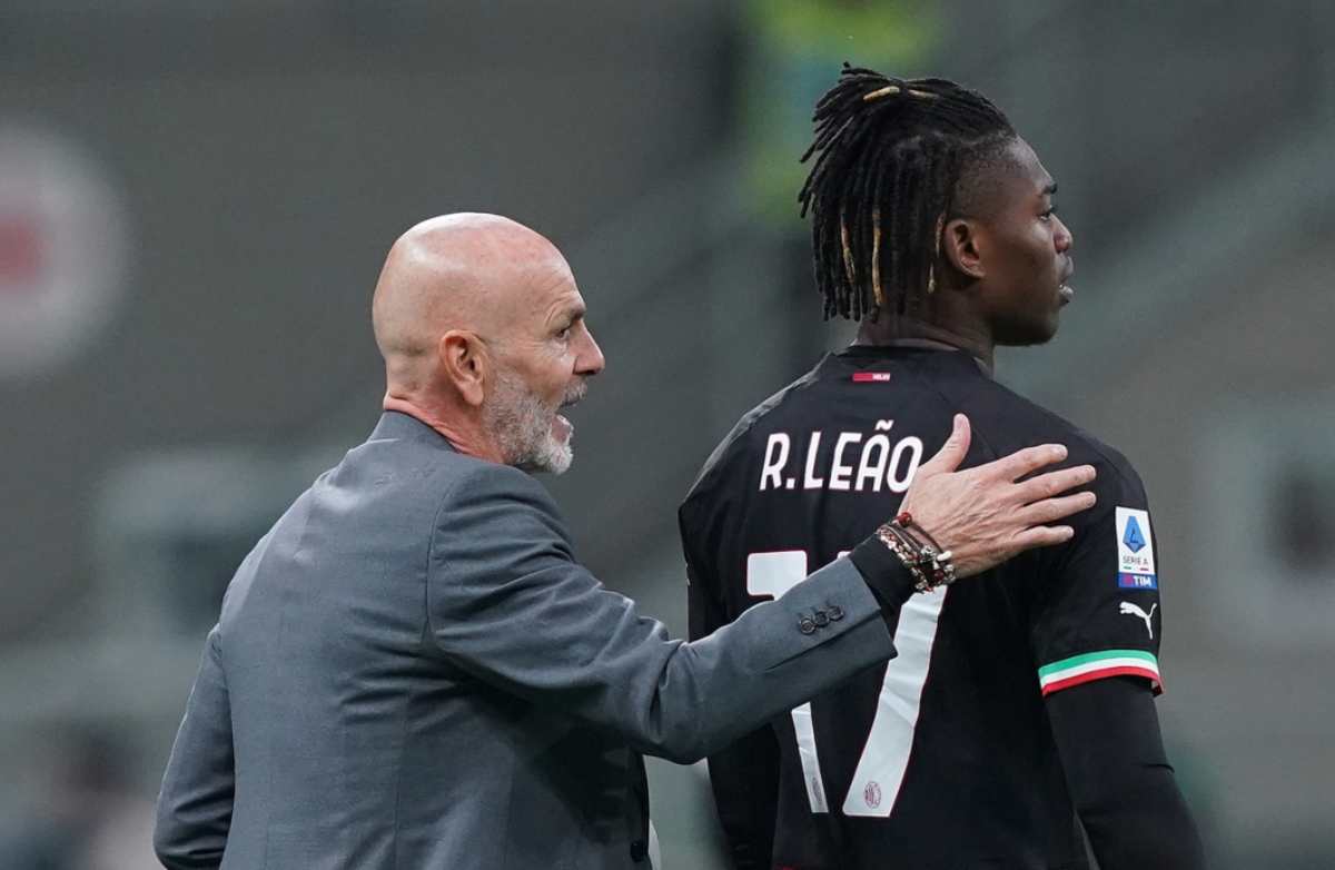 Pioli e Leao