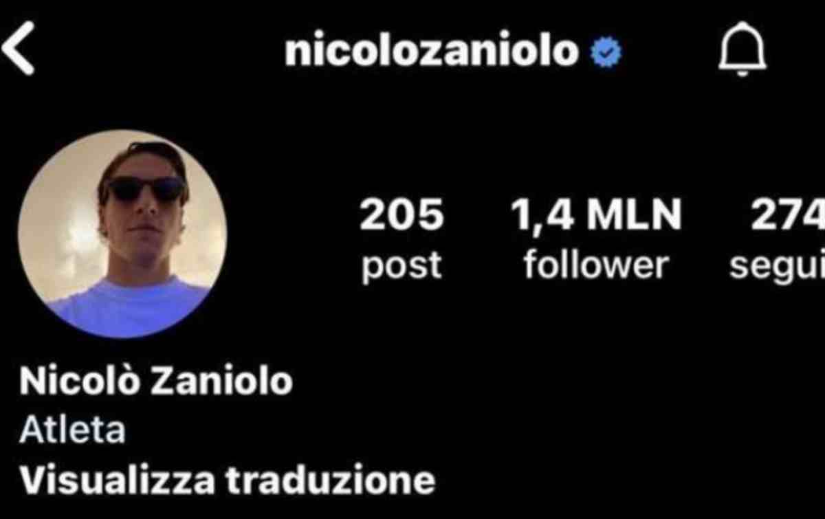 Zaniolo social