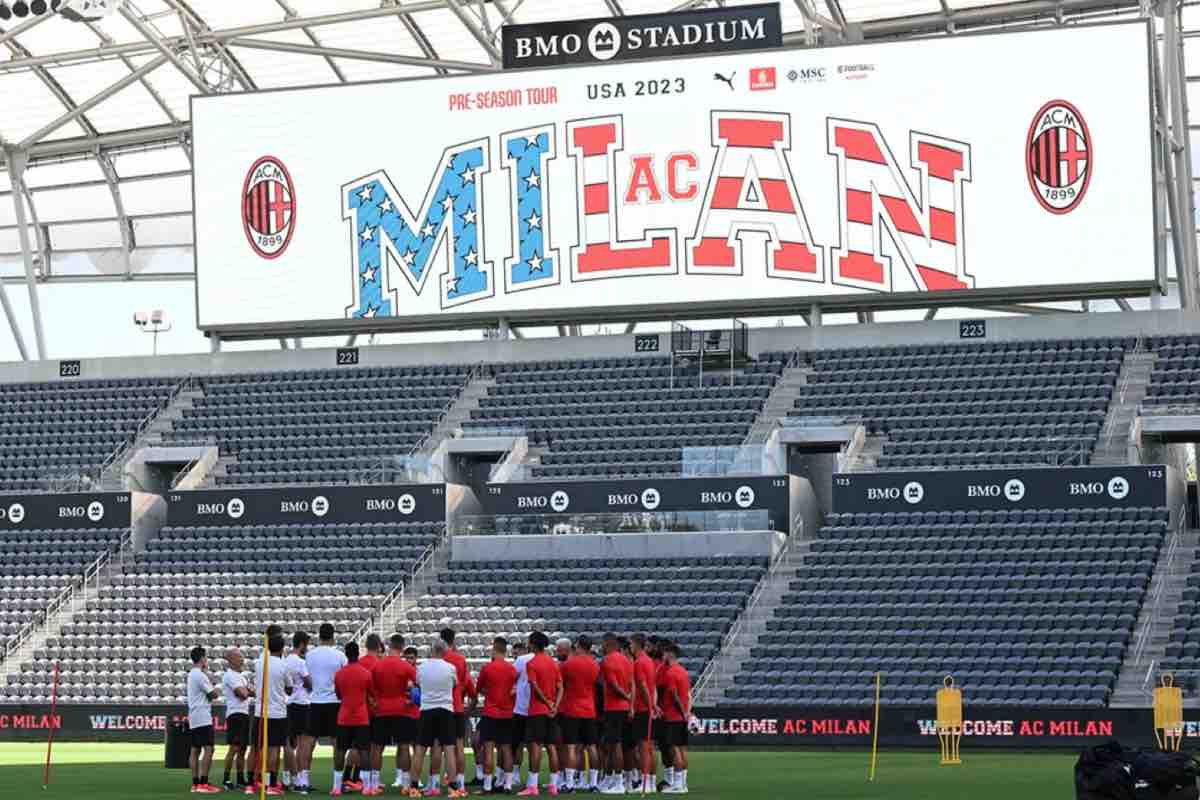 Milan, il discorso di Pioli alla squadra in USA