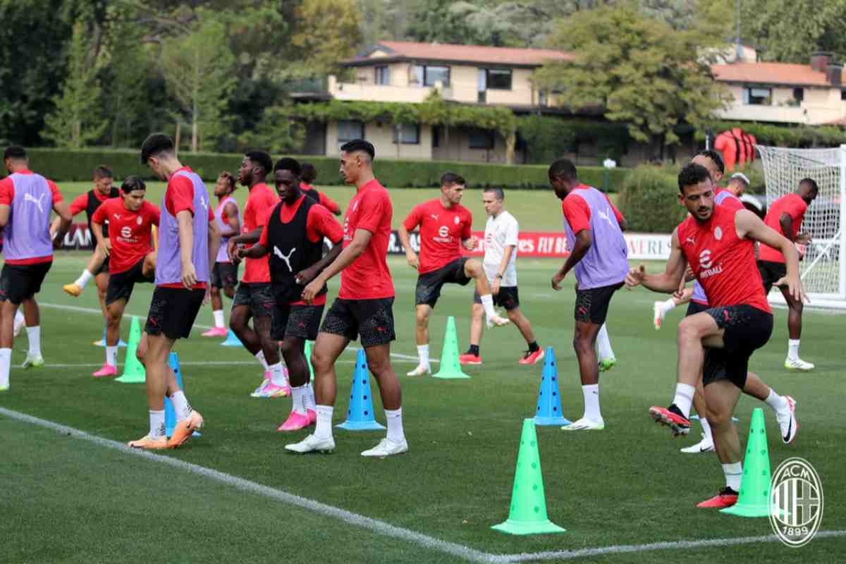 allenamento Milan